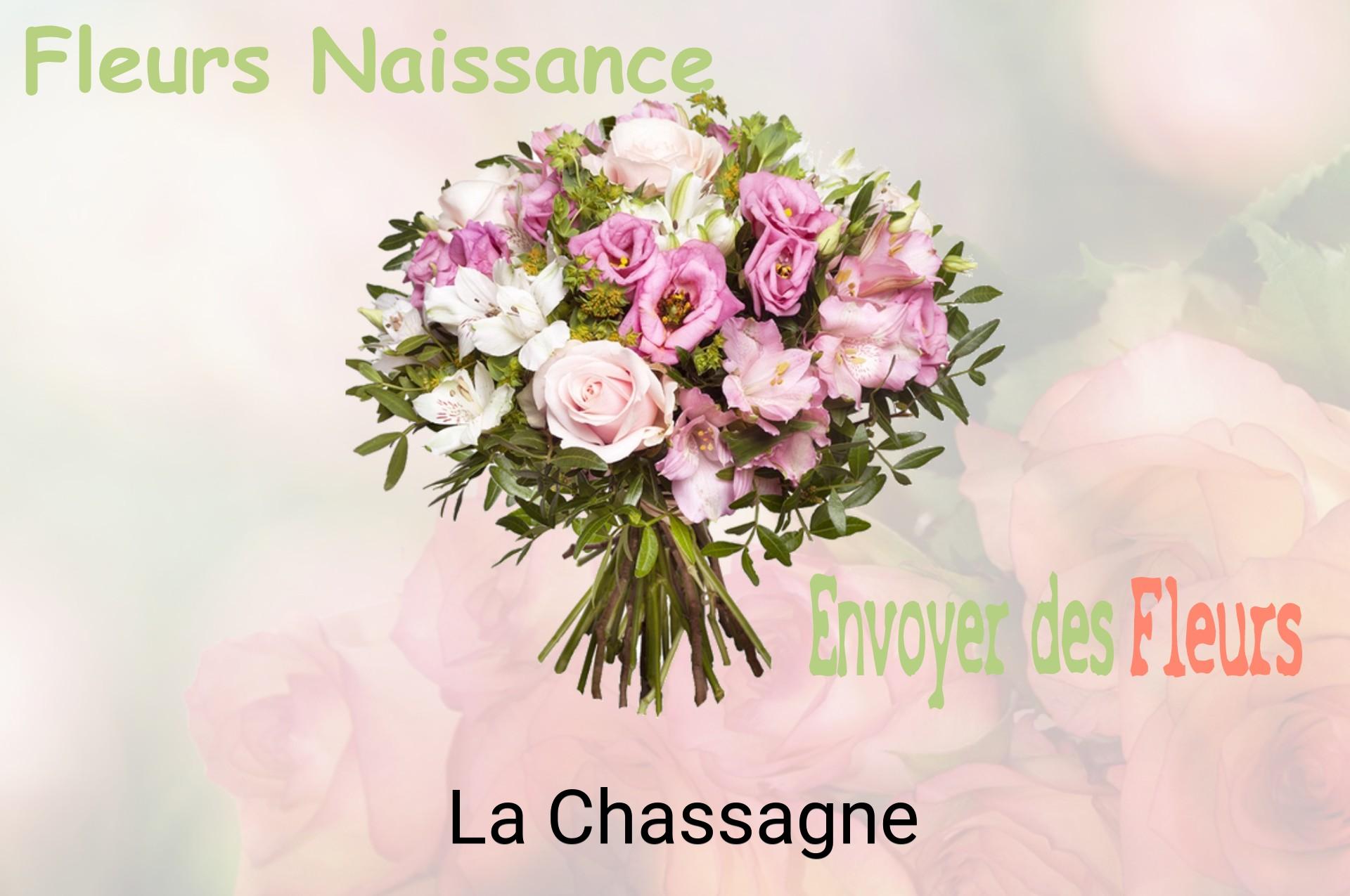 Bouquet de fleurs de naissance livré à La Chassagne